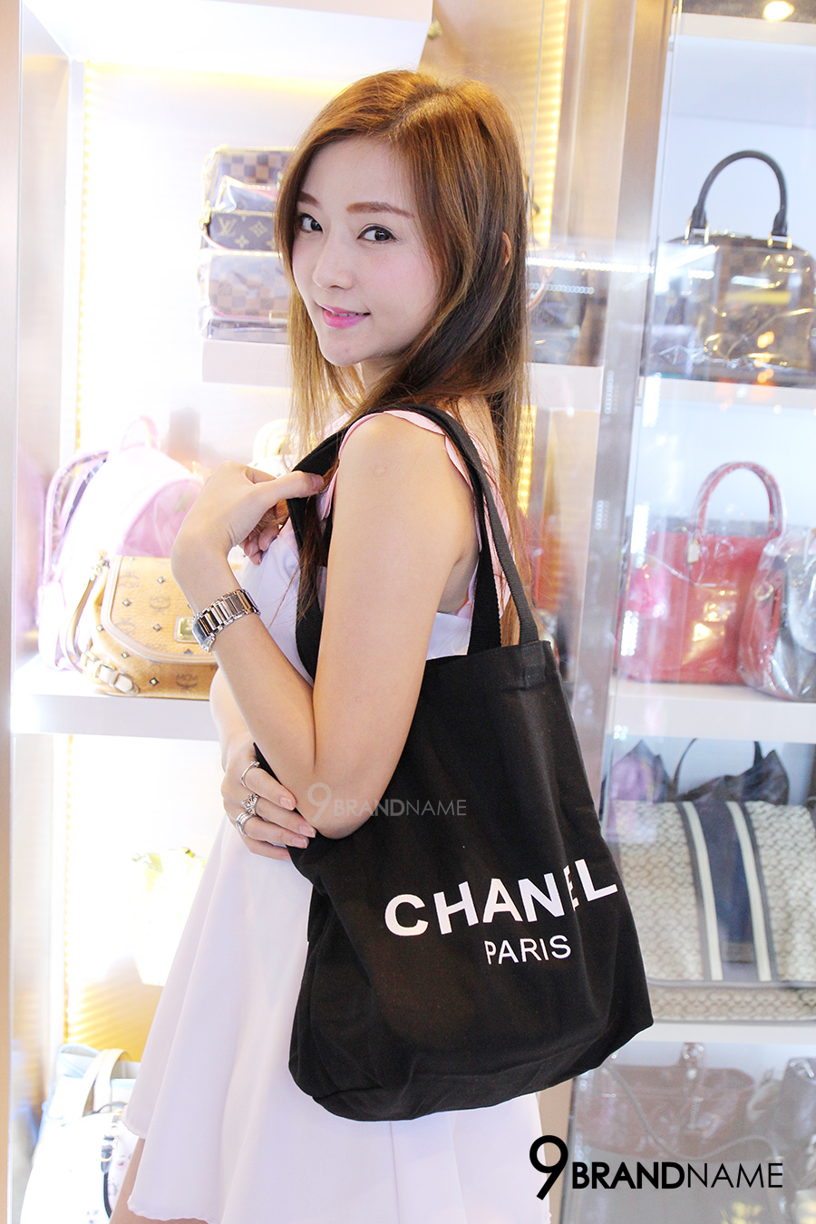 Chanel vip canvas online tote